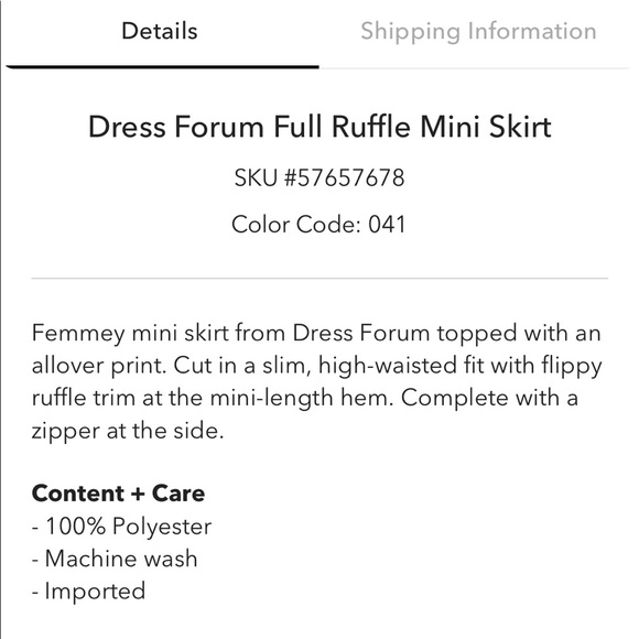 UO Ruffle Mini - Picture 6 of 6